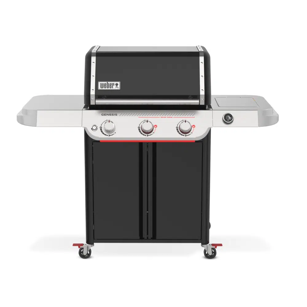 Buy All New Weber Genesis E 325W gas grill branded BBQ main image, versatile gas barbecue Sale in Ireland, outdoor BBQ Weber on sale 2025