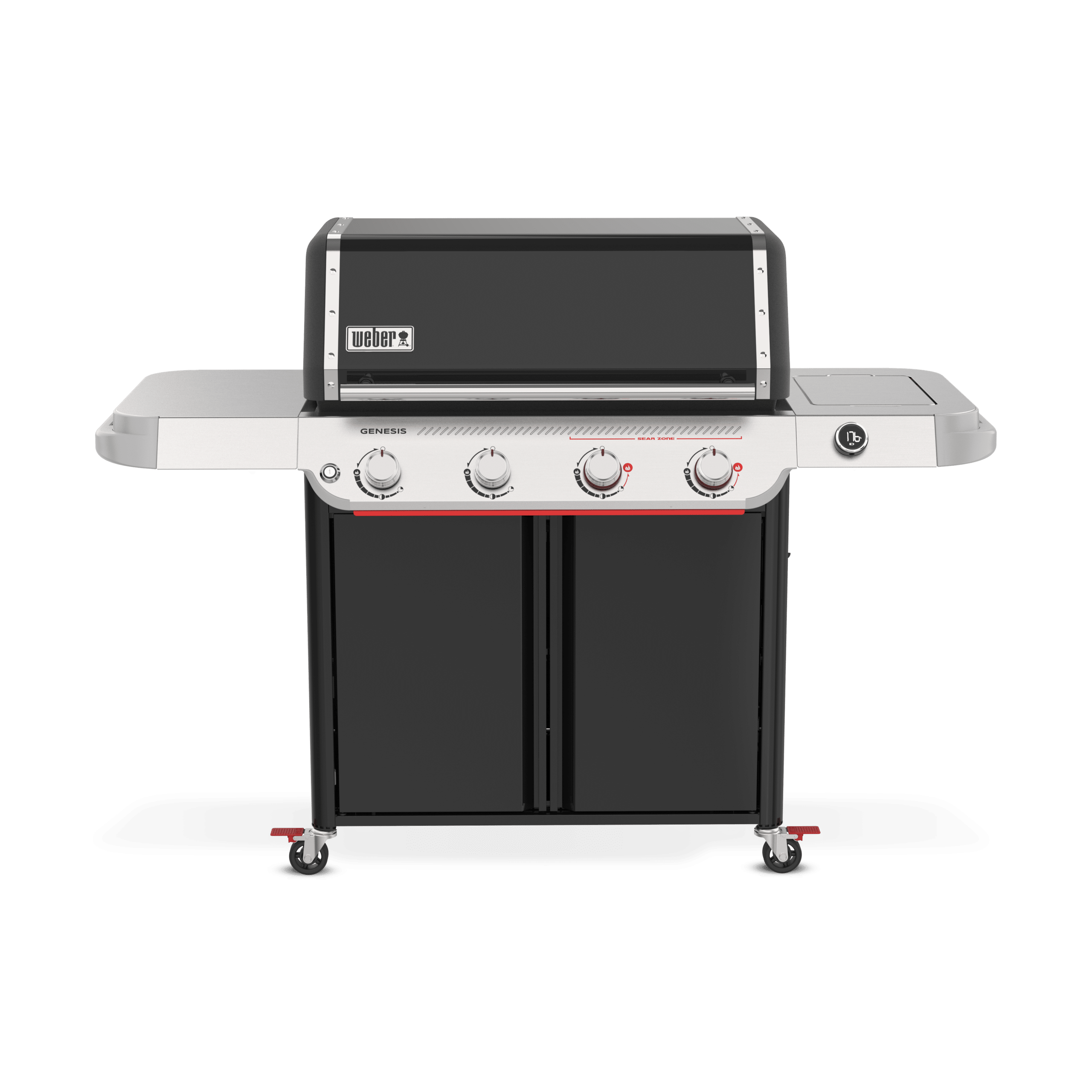 Latest barbecue 2025 from Weber, Genesis E 425W gas barbecue for sale in Dublin. main product picture of patio gas grill