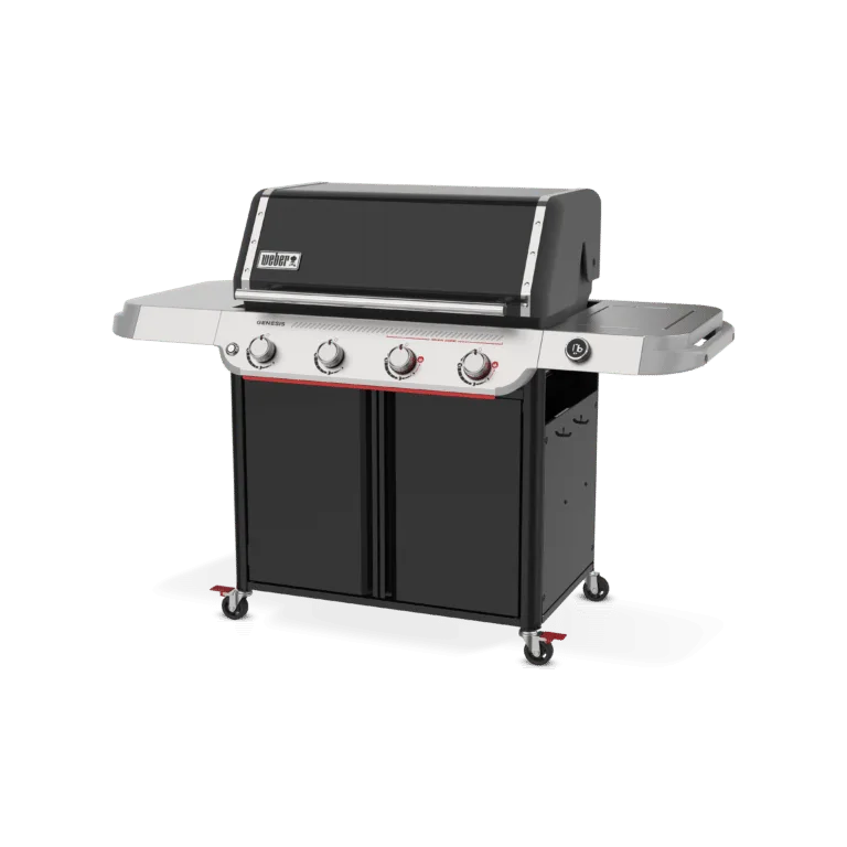 Latest barbecue 2025 from Weber, Genesis E 425W gas barbecue for sale in Dublin. product picture of patio gas grill 4 burner