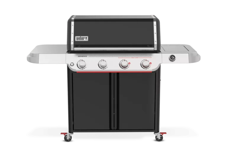 Latest barbecue 2025 from Weber, Genesis E 425W gas barbecue for sale in Dublin. main product picture of patio gas grill