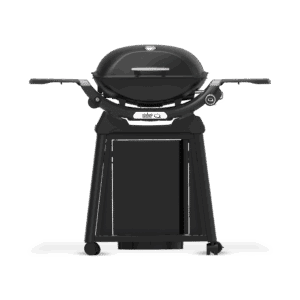 Weber Gas BBQ Ireland Latest launch 2025 Q2200 N with side table and permanent cart for sale from The Outdoor Scene