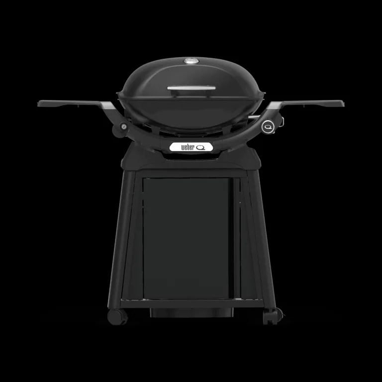 Weber Gas BBQ Ireland Latest launch 2025 Q2200 N with side table and permanent cart for sale from The Outdoor Scene