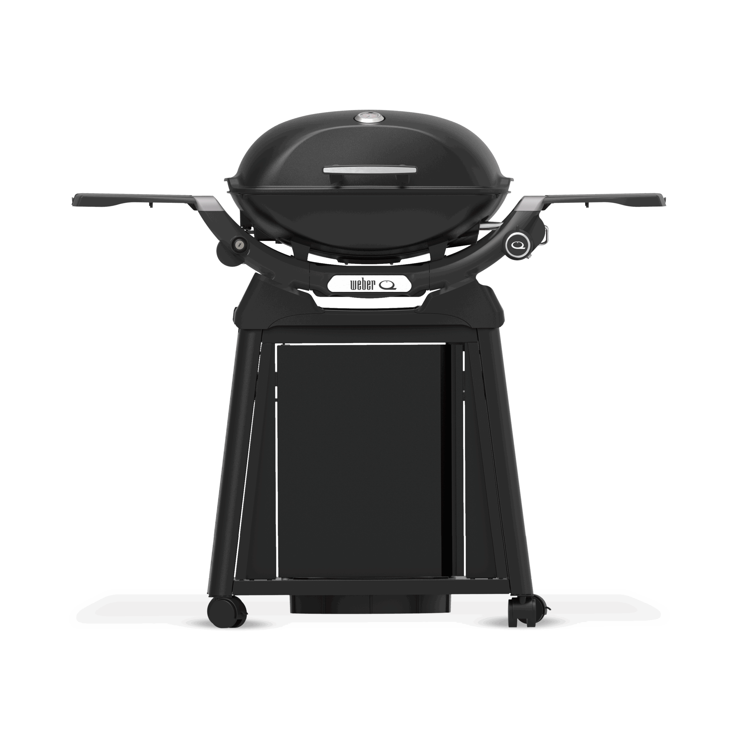 Weber Gas BBQ Ireland Latest launch 2025 Q2200 N with side table and permanent cart for sale from The Outdoor Scene