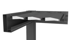 Biohort Pergola in Ireland for sale with closed louvers