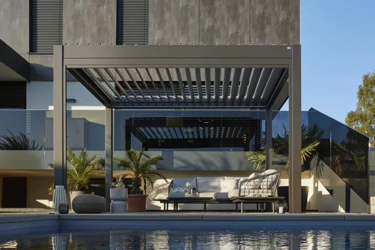 Biohort Pergola in size 3 x 3.5 m for installation and sale in Ireland from Ireland's Premium Garden center The Outdoor Scene