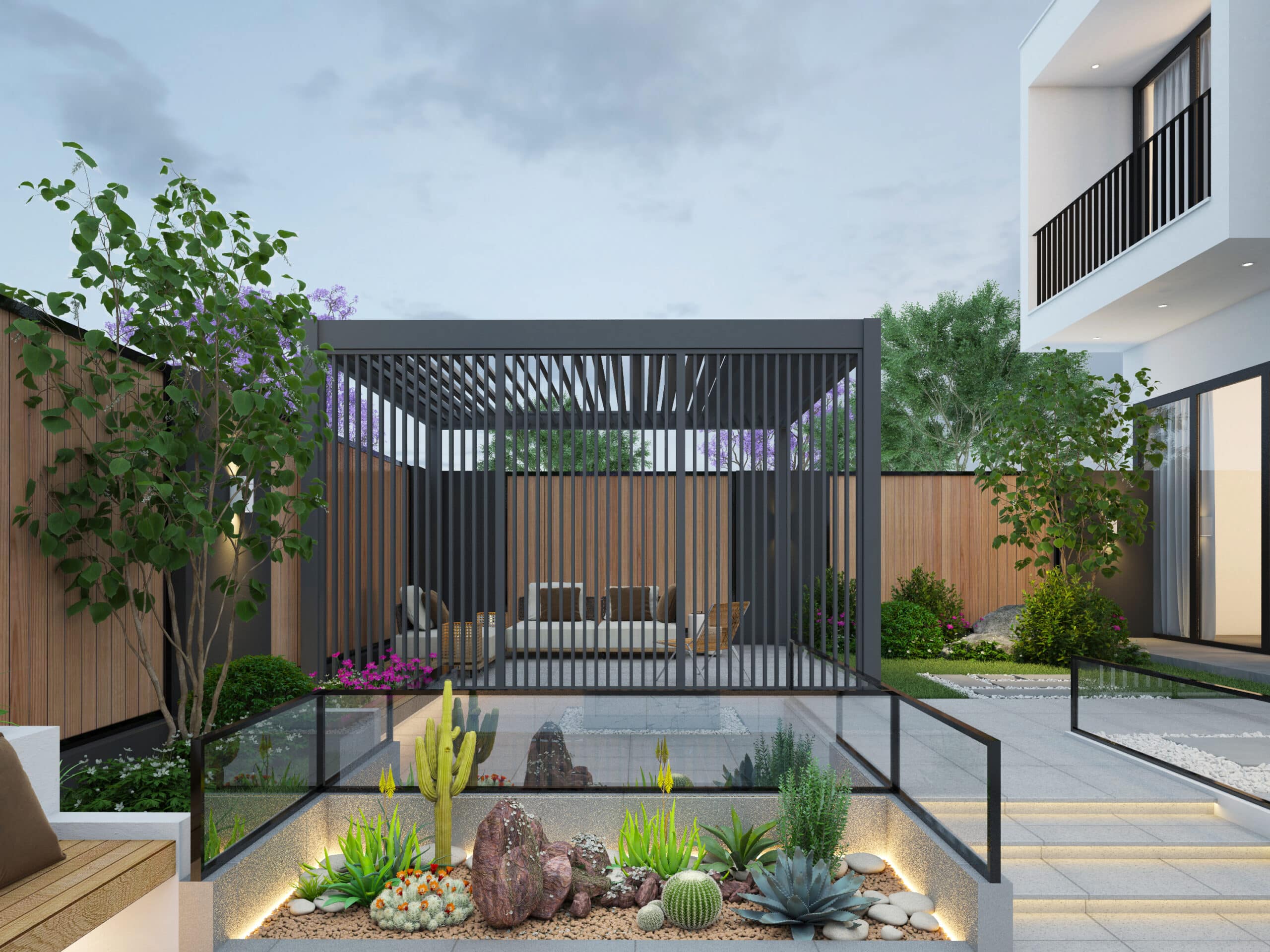 Veranza Freestanding DIY Pergola Kit – 4m x 3m
