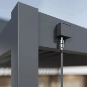 Veranza Pergola Dublin manul lever box to rotate pergola roof