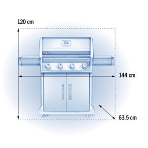 Napoleon BBQ for sale dimension of rogue 525