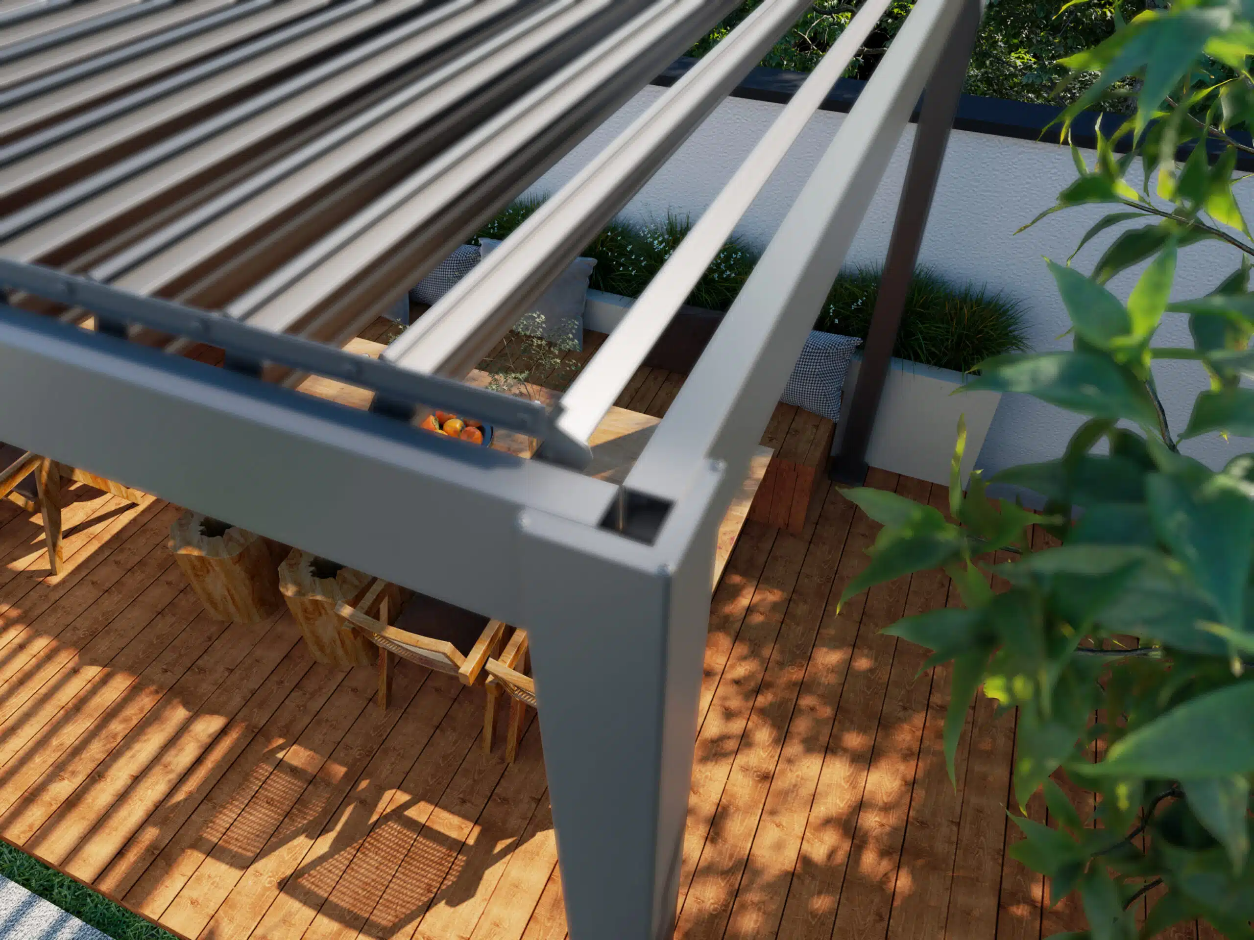Veranza Freestanding DIY Pergola – 4m x 3.6m | Anthracite