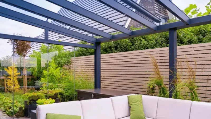 Glass roof pergola Weinor Terraza pure for sale and installation in ireland from The Outdoor Scene Dublin