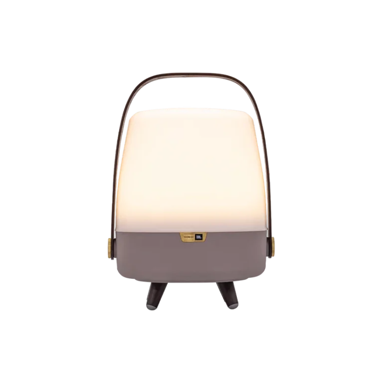 KOODUU Play Lite-up outdoor rechargeable lamp and speaker in Earth for sale from The Outdoor Scene, Dublin