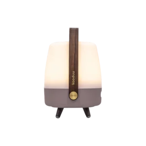 KOODUU Play Lite-up outdoor rechargeable lamp and speaker in Earth for sale from The Outdoor Scene, Dublin