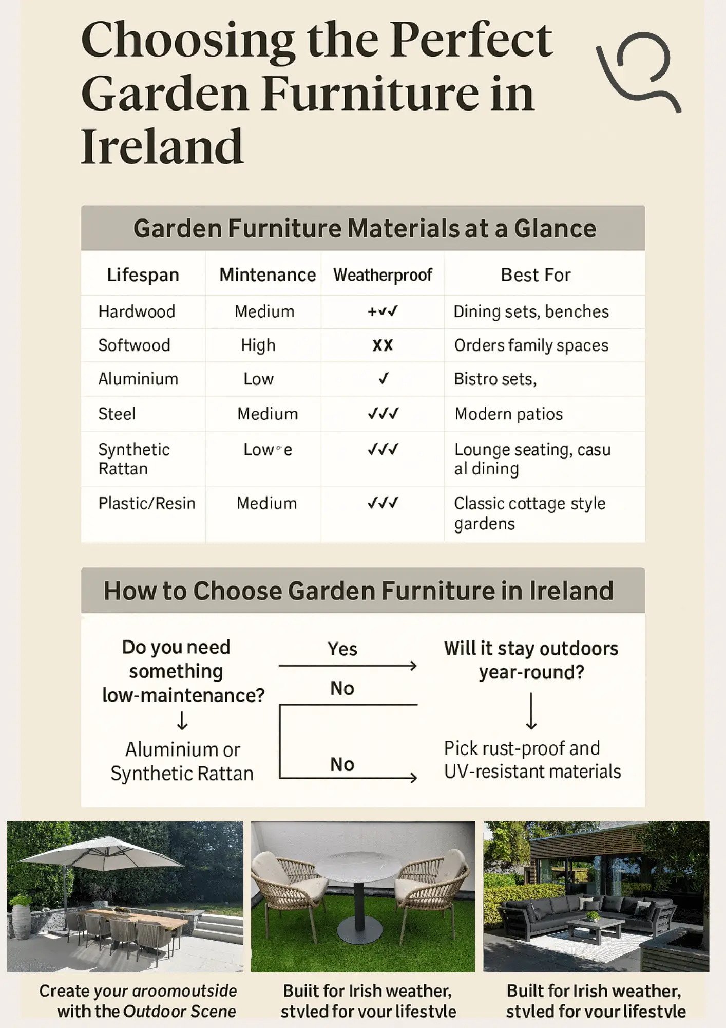 The Outdoor Scene, Garden Furniture for your Patio and outdoor space