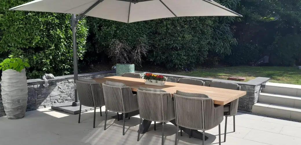 Garden Dining set for sale from The Outdoor Scene Dublin 14, Ireland. Premium wooden outdoor furniture set