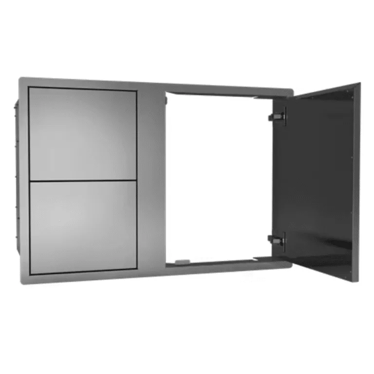Reliable new 2025 Beefeater Built in Stainless Steel Double Drawer and single door - Outdoor Kitchens Finishing For Sale From The Outdoor Scene Dublin 14