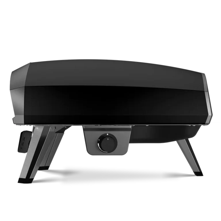 Ooni Koda 2 pro pizza oven side vide with knob and enamel finishing. Dublin, Ireland