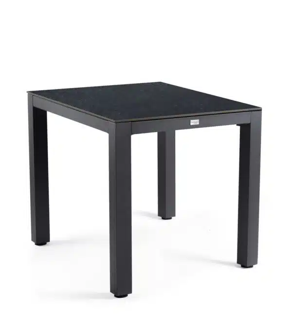 Briga Bistro Dining Table – 80cm X 80cm – Trespa Graphite top