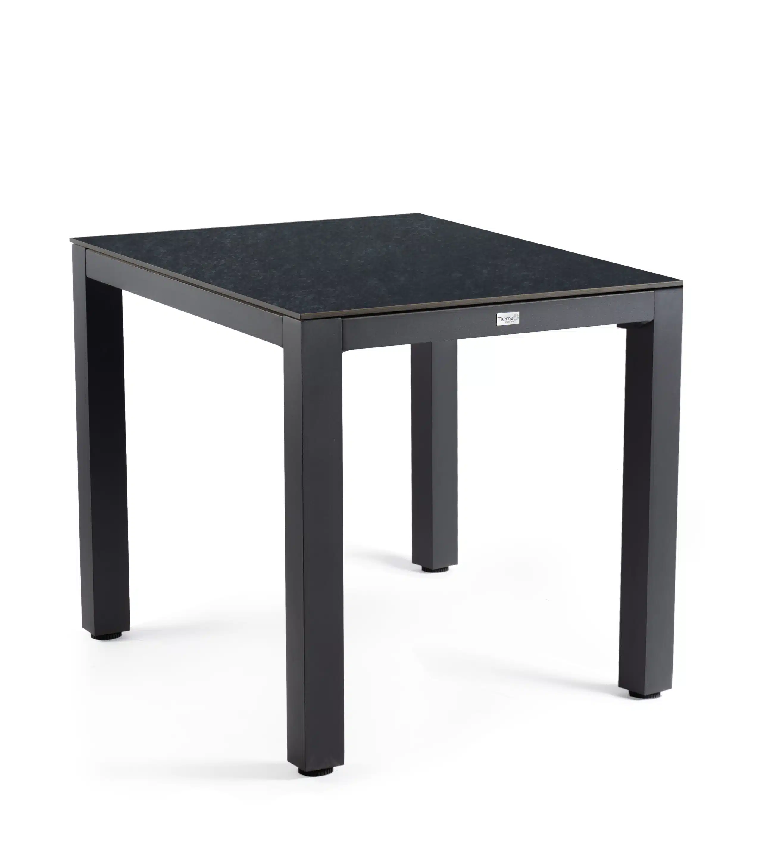 Briga Bistro Dining Table – 80cm X 80cm – Trespa Graphite top