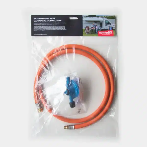 NomadiQ extended gas hose Campingaz connection