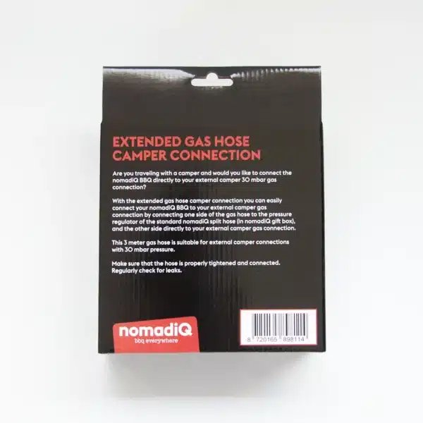 NomadiQ Extended gas hose motorhome connection