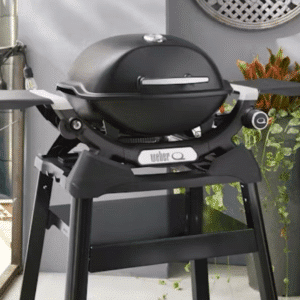 Weber Gas BBQ Ireland lifestyle Q1200 N for sale from The Outdoor Scene Easy installation