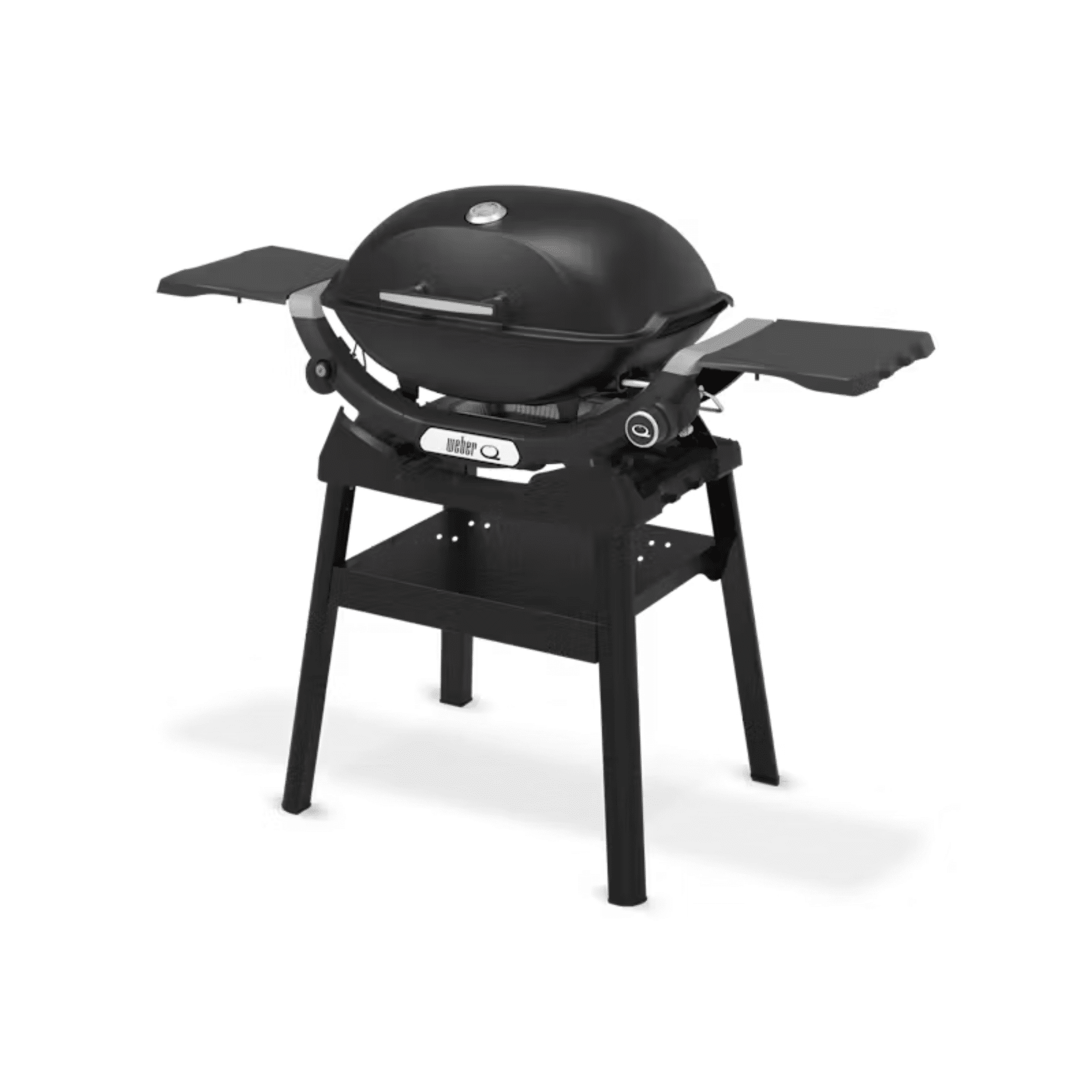 Weber Q2200 N Gas BBQ with Compact Stand & Side Shelf