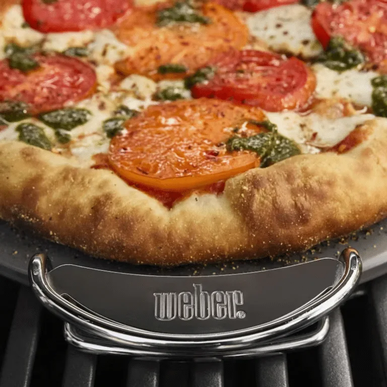 Weber Genesis E 435W Gas BBQ with Weber Crafted Gourmet BBQ System cooking grates in Ireland