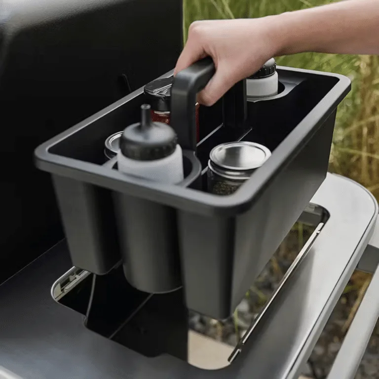 Weber Genesis E 435W Gas Barbecue with side tables for sale from The Outdoor Scene