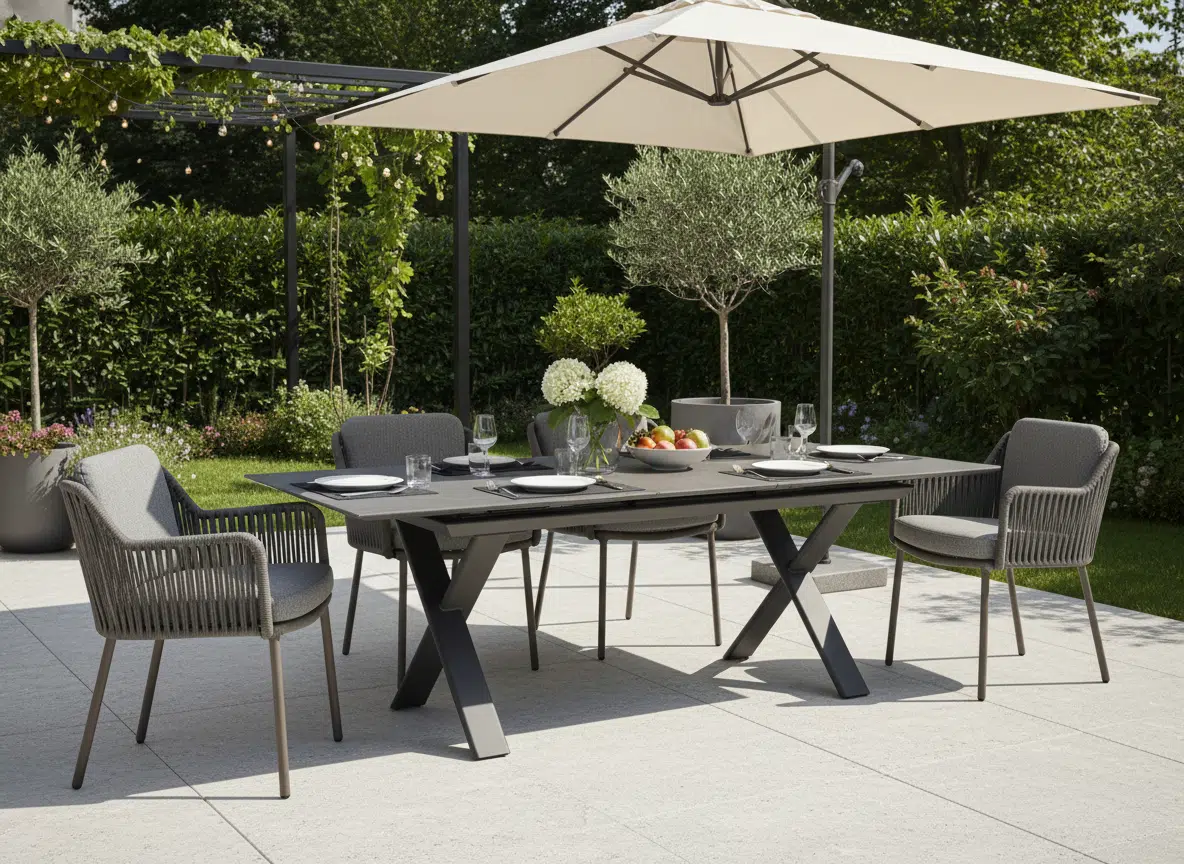 Albatros Taupe 6–8 Seater Garden Dining Set