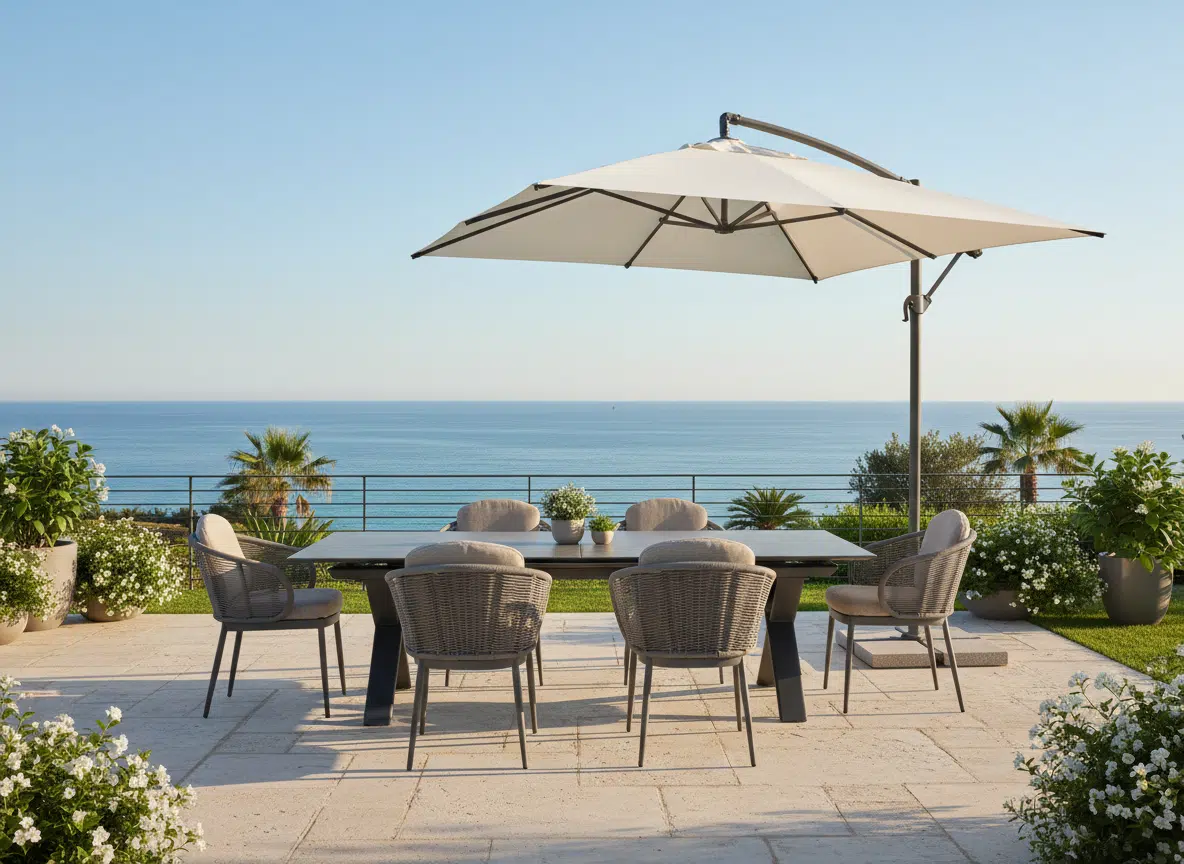 Albatros Taupe 6–8 Seater Garden Dining Set