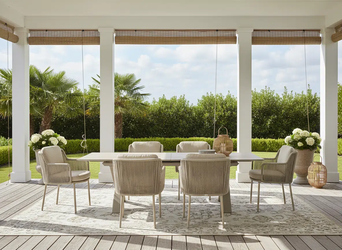 Albatros Taupe Large Extendable 8-10 seater outdoor Dining Set, with bernini chair, for sale from the Outdoor Scene, Dublin 14, Ireland. Limited sets for sale