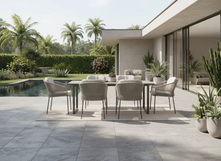 Albatros Taupe Large Extendable 8-10 seater outdoor Dining Set, with Florence chair, for sale from the Outdoor Scene, Dublin 14, Ireland. Limited sets for sale
