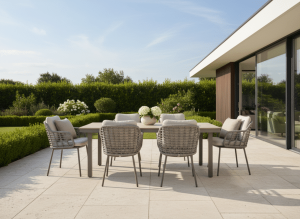 Albatros Sand 6-8 Seater Garden Dining Set