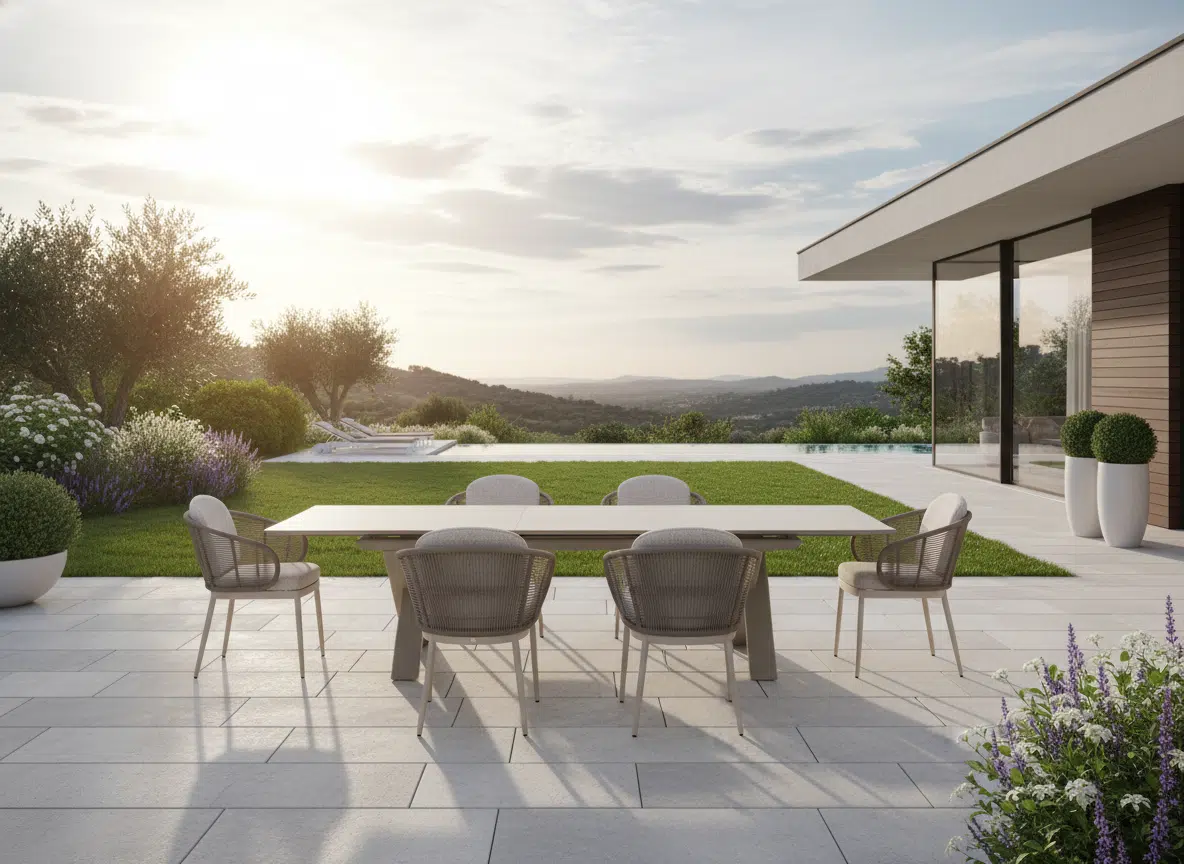 Albatros Sand 6-8 Seater Garden Dining Set