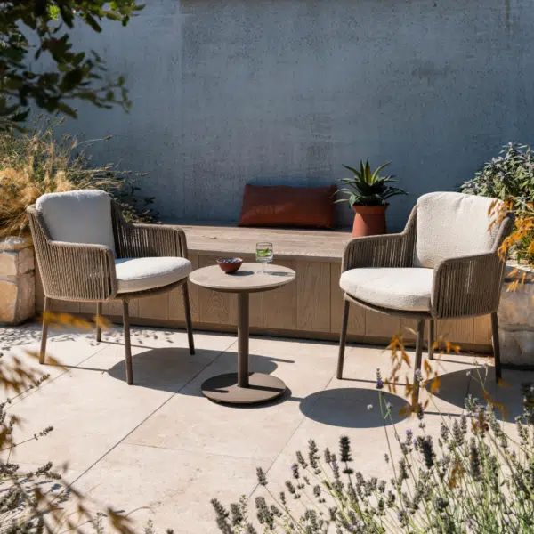 Bernini Premium Garden Dining Chair Terre with 2 Cushions