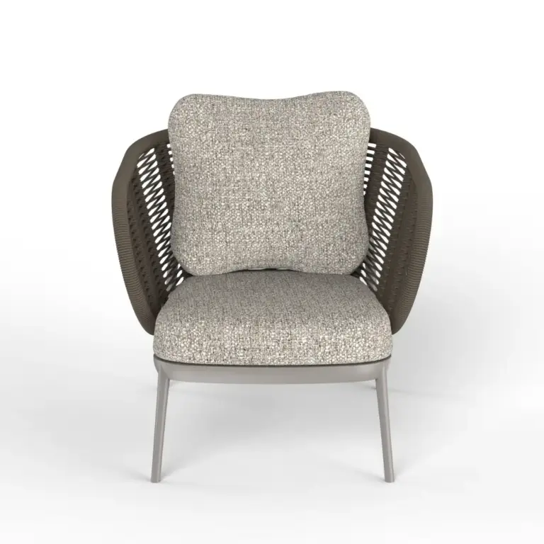 Santorini Lounge Garden Chair with Cushions for sale in Ireland at The Outdoor Scene