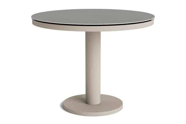 120cm Oslo Round Outdoor Bar Table – 4 Seater – Beige