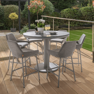 120cm Round oslo Bar table for garden and outdoor. 4 seater bar table for sale in Ireland