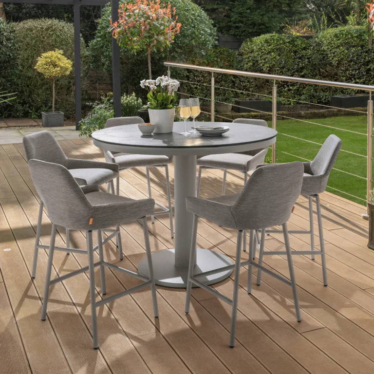 120cm Round oslo Bar table for garden and outdoor. 4 seater bar table for sale in Ireland