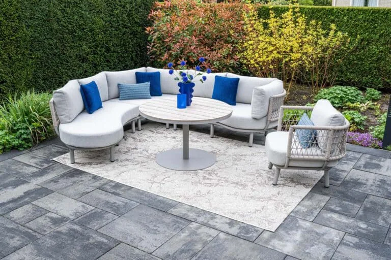 Matera Dining and Lounging hybrid furniture set. Garden Impression, outdoor 3 piece set