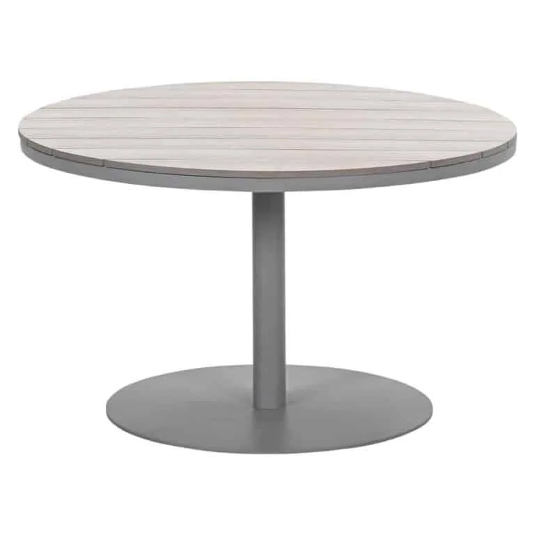 Matera Dining and Lounging Outdoor Garden table in taupe. Vironwood Tabletop for sale from The Outdoor Scene Dublin 14, Ireland