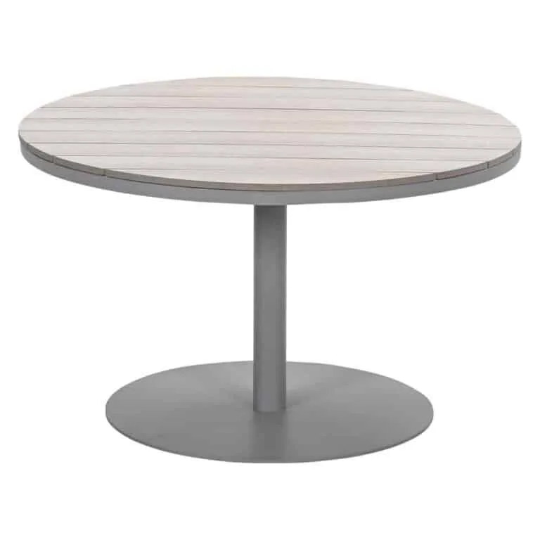 Matera Dining and Lounging Outdoor Garden table in taupe.