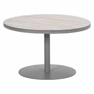 Matera Dining and Lounging Outdoor Garden table in taupe. Vironwood Tabletop for sale