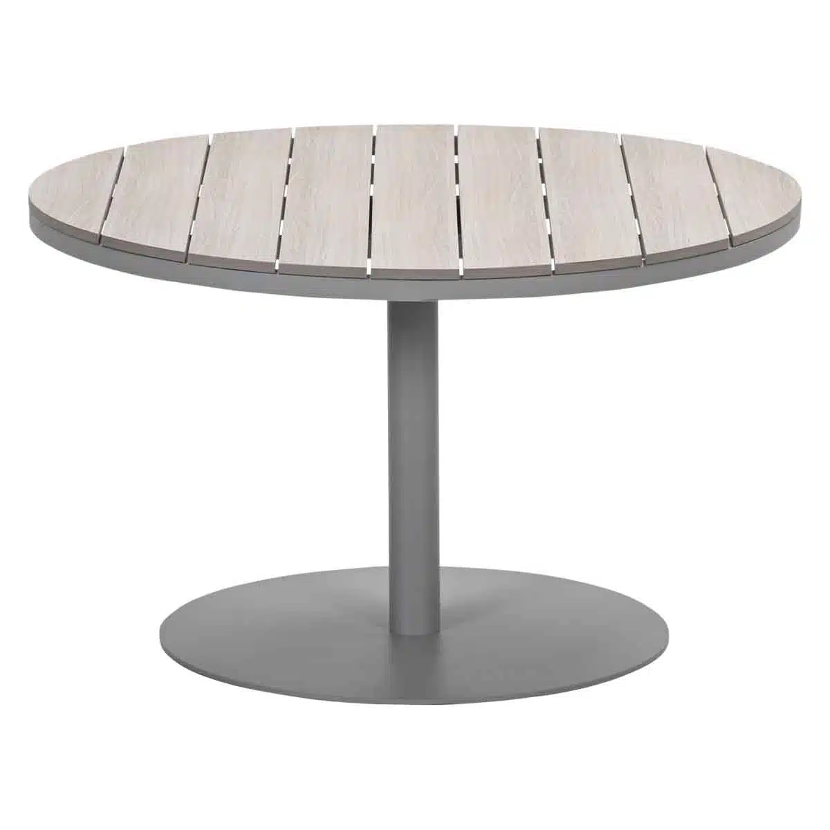 Matera Dining and Lounging Outdoor Garden table in taupe. Vironwood Tabletop for sale from The Outdoor Scene Dublin 14, Ireland