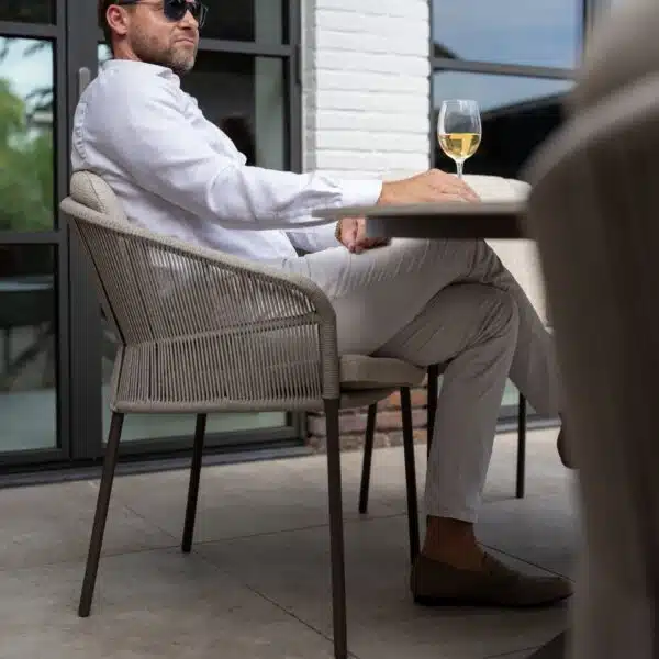 Florence dining chair with 2 cushions – Terre