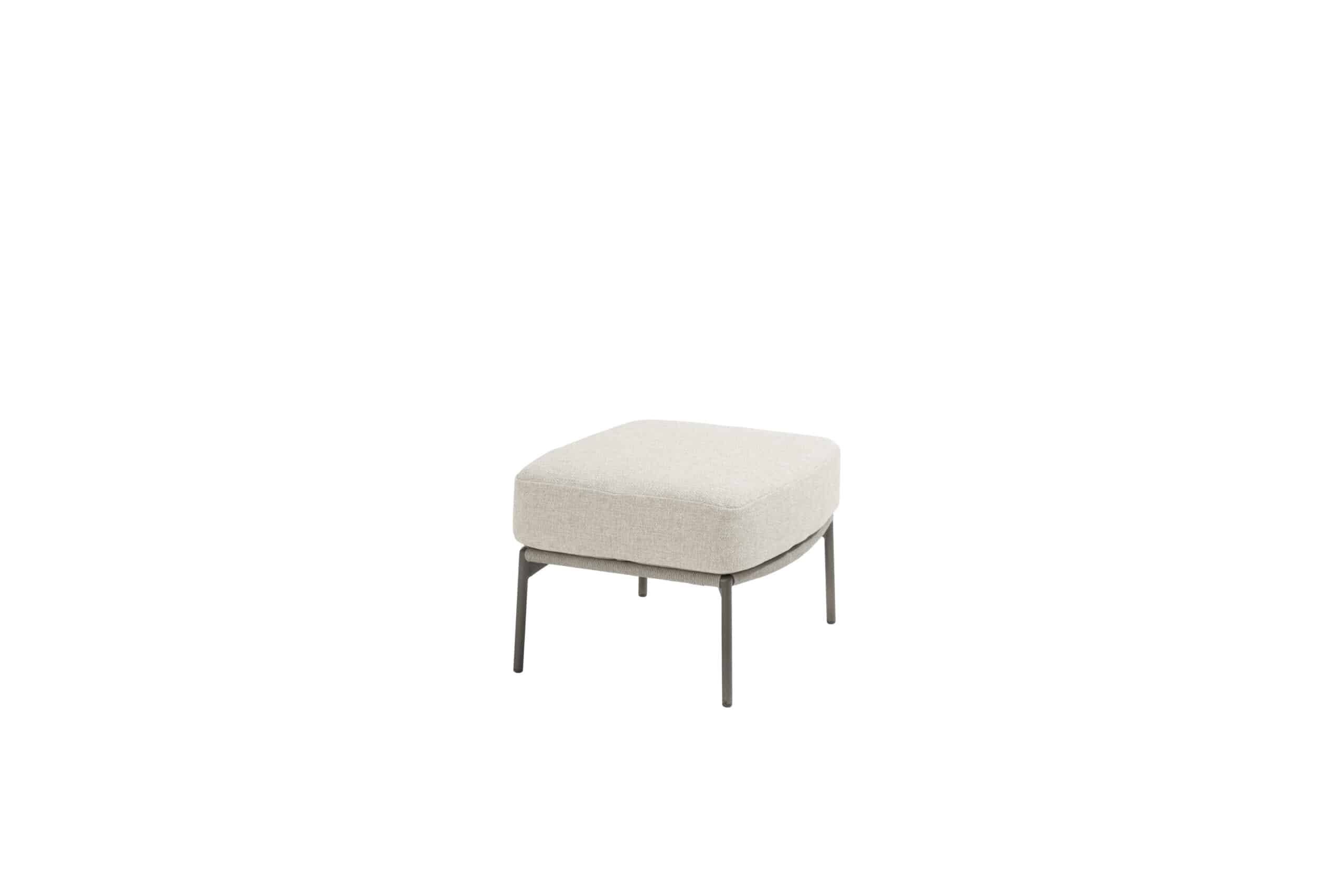 Florence footstool in Terre with cushion