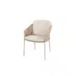 Latte Florence Garden dining chair with 2 Cushions