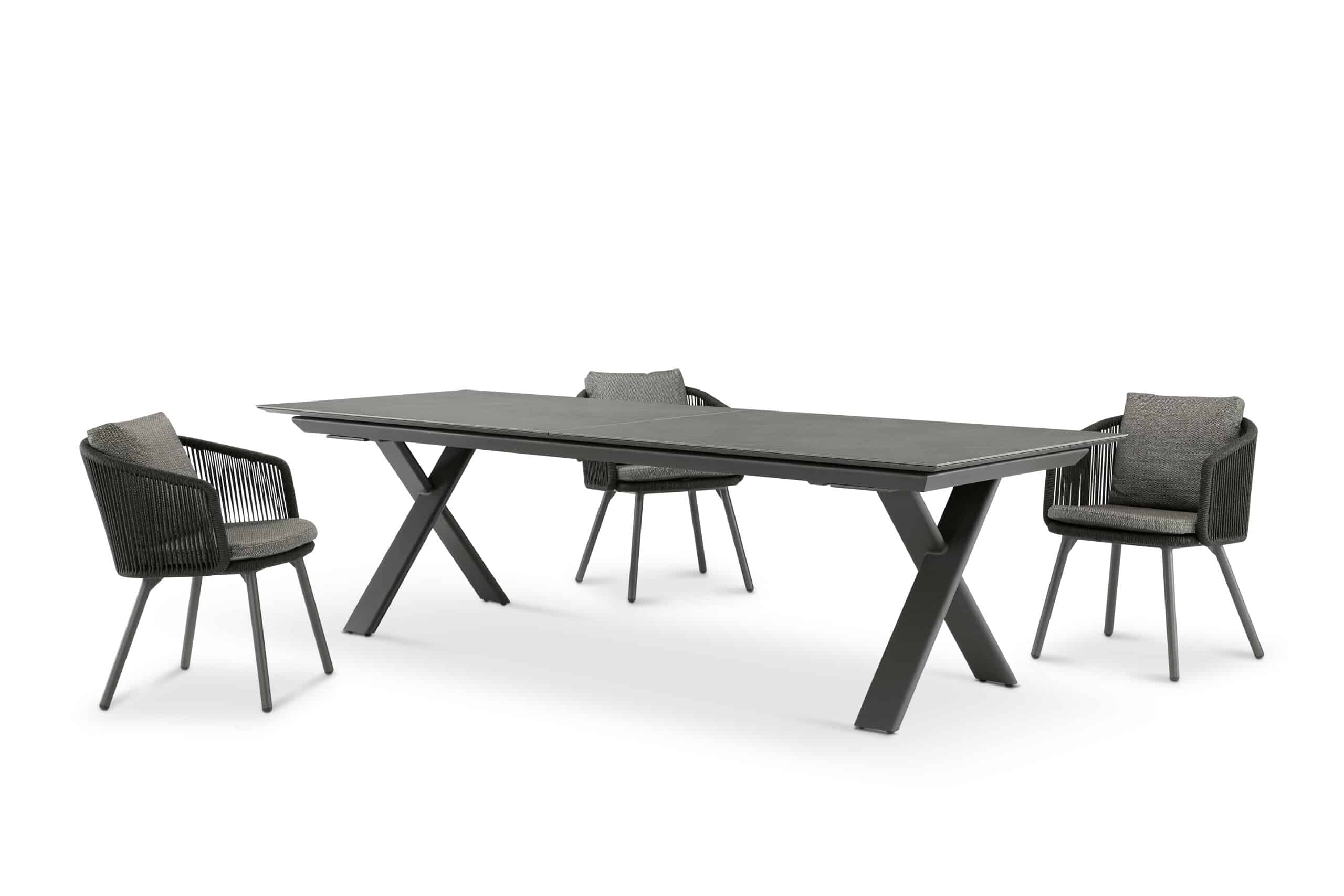 Albatros Taupe 8-10 Seater Extendable Garden Dining table
