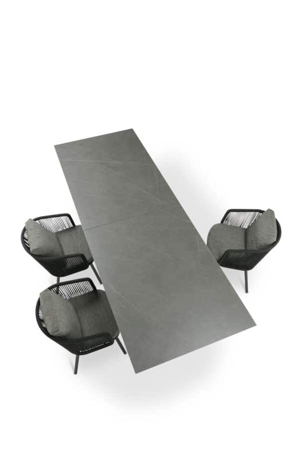 Albatros Taupe 8-10 Seater Extendable Garden Dining table