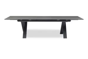 Shop Garden dining table - Albatros Taupe 180cm 6 - 8 seater extendable dining table from The Outdoor Scene, Ireland side